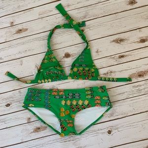 J. Crew Fish Print Bikini